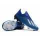 Crampons de Foot Nouvelles adidas X 19+ FG - Bleu Blanc