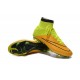 Chaussure a Crampon Cristiano Ronaldo Nike Mercurial Superfly FG Cuir Jaune Volt