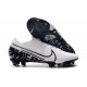 Nike Mercurial Vapor XIII Elite FG Crampons Blanc Noir