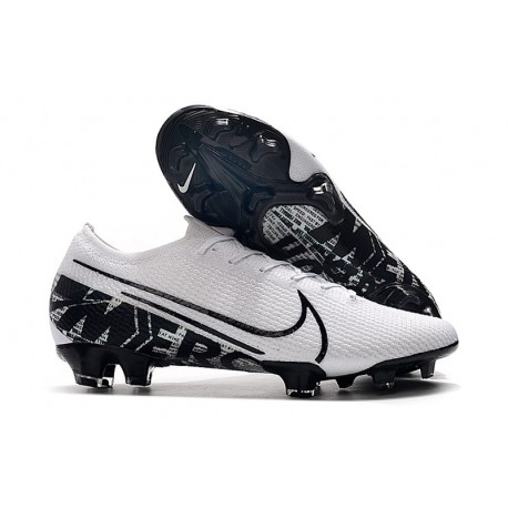 Nike Mercurial Vapor XIII Elite FG Crampons Blanc Noir