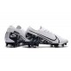 Nike Mercurial Vapor XIII Elite FG Crampons Blanc Noir