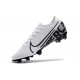Nike Mercurial Vapor XIII Elite FG Crampons Blanc Noir