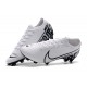 Nike Mercurial Vapor XIII Elite FG Crampons Blanc Noir