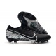 Nike Mercurial Vapor XIII Elite FG Crampons Noir Argent