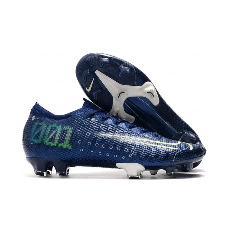 Nike Mercurial Vapor XIII Elite FG Crampons Dream Speed Bleu Blanc