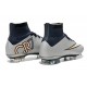 Chausssures Neuf 2015-2016 Nike Mercurial Superfly 4 FG Argent Noir Blanc