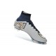 Chausssures Neuf 2015-2016 Nike Mercurial Superfly 4 FG Argent Noir Blanc