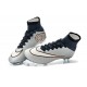 Chausssures Neuf 2015-2016 Nike Mercurial Superfly 4 FG Argent Noir Blanc