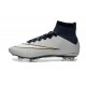 Chausssures Neuf 2015-2016 Nike Mercurial Superfly 4 FG Argent Noir Blanc