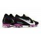 Nike Mercurial Vapor XIII Elite FG Crampons Noir Violet Blanc