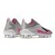 Crampons de Foot Nouvelles adidas X 19+ FG - Argent Noir Rosa