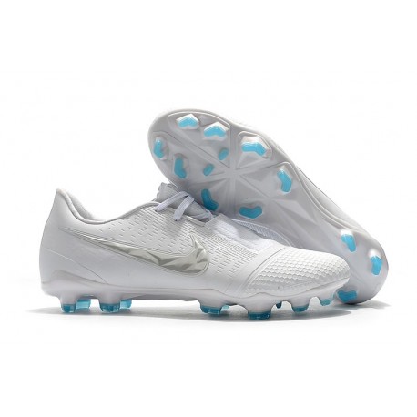 Nike Phantom Venom Elite FG Neuf Crampons Blanc Argent