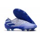 Crampon Nouvelles adidas Nemeziz 19.1 FG - Blanc Bleu
