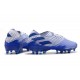 Crampon Nouvelles adidas Nemeziz 19.1 FG - Blanc Bleu