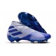 Chaussures Nouvelle adidas Nemeziz 19+ FG Blanc Bleu