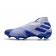 Chaussures Nouvelle adidas Nemeziz 19+ FG Blanc Bleu