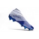 Chaussures Nouvelle adidas Nemeziz 19+ FG Blanc Bleu