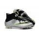 Chaussure a Crampon Cristiano Ronaldo Nike Mercurial Superfly FG Gris Noir