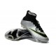 Chaussure a Crampon Cristiano Ronaldo Nike Mercurial Superfly FG Gris Noir