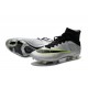 Chaussure a Crampon Cristiano Ronaldo Nike Mercurial Superfly FG Gris Noir