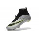 Chaussure a Crampon Cristiano Ronaldo Nike Mercurial Superfly FG Gris Noir