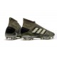 Chaussure de Foot adidas Predator 19+ FG -Héritage Vert/ Sable/Jaune solaire