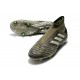 Chaussure de Foot adidas Predator 19+ FG -Héritage Vert/ Sable/Jaune solaire