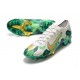 Mbappe Nike Mercurial Vapor XIII Elite FG Crampons Gris Or Vert