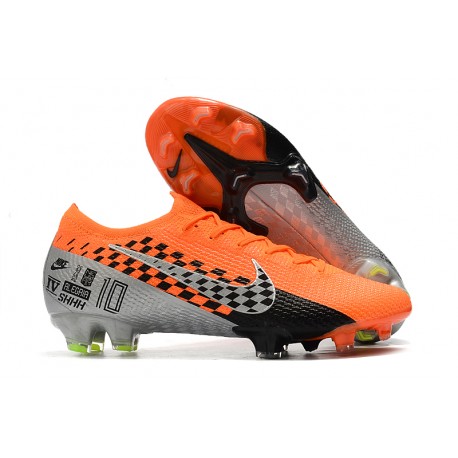 Nike Mercurial Vapor XIII Elite FG Crampons Orange Chrome Noir
