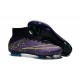 Chaussure Crampons Moulés Nike Mercurial Superfly Iv FG CR7 Violet Noir