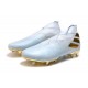 Chaussures Nouvelle adidas Nemeziz 19+ FG Bold Aqua Or Blanc