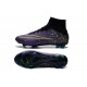 Chaussure Crampons Moulés Nike Mercurial Superfly Iv FG CR7 Violet Noir