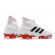 Chaussure adidas Predator Mania 19.1 FG ADV -Blanc Noir