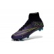 Chaussure Crampons Moulés Nike Mercurial Superfly Iv FG CR7 Violet Noir
