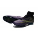 Chaussure Crampons Moulés Nike Mercurial Superfly Iv FG CR7 Violet Noir