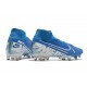 Nike Mercurial Superfly VII Elite AG-PRO Bleu Blanc