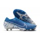 Chaussures Nike Mercurial Vapor 13 Elite AG-Pro Bleu Blanc