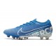 Chaussures Nike Mercurial Vapor 13 Elite AG-Pro Bleu Blanc