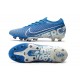 Chaussures Nike Mercurial Vapor 13 Elite AG-Pro Bleu Blanc