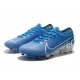 Chaussures Nike Mercurial Vapor 13 Elite AG-Pro Bleu Blanc