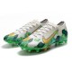 Mbappe Chaussures Nike Mercurial Vapor 13 Elite AG-Pro Gris Or Vert