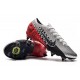 Chaussures Nike Mercurial Vapor 13 Elite SG-Pro Neymar Platine Noir Rouge