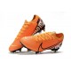 Chaussures Nike Mercurial Vapor 13 Elite SG-Pro Orange Blanc Noir