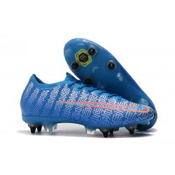 Chaussures Nike Mercurial Vapor 13 Elite SG-Pro Bleu Rouge
