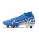 Nouvelles Nike Mercurial Superfly VII Elite SG-Pro New Lights Bleu Blanc