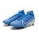 Nouvelles Nike Mercurial Superfly VII Elite SG-Pro New Lights Bleu Blanc