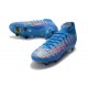 Nouvelles Nike Mercurial Superfly VII Elite SG-Pro Bleu Rouge
