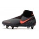 Nike Phantom VSN Elite DF SG-Pro Anti Clog Gris foncé Mangue claire Noir