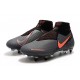 Nike Phantom VSN Elite DF SG-Pro Anti Clog Gris foncé Mangue claire Noir