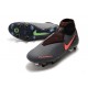 Nike Phantom VSN Elite DF SG-Pro Anti Clog Gris foncé Mangue claire Noir